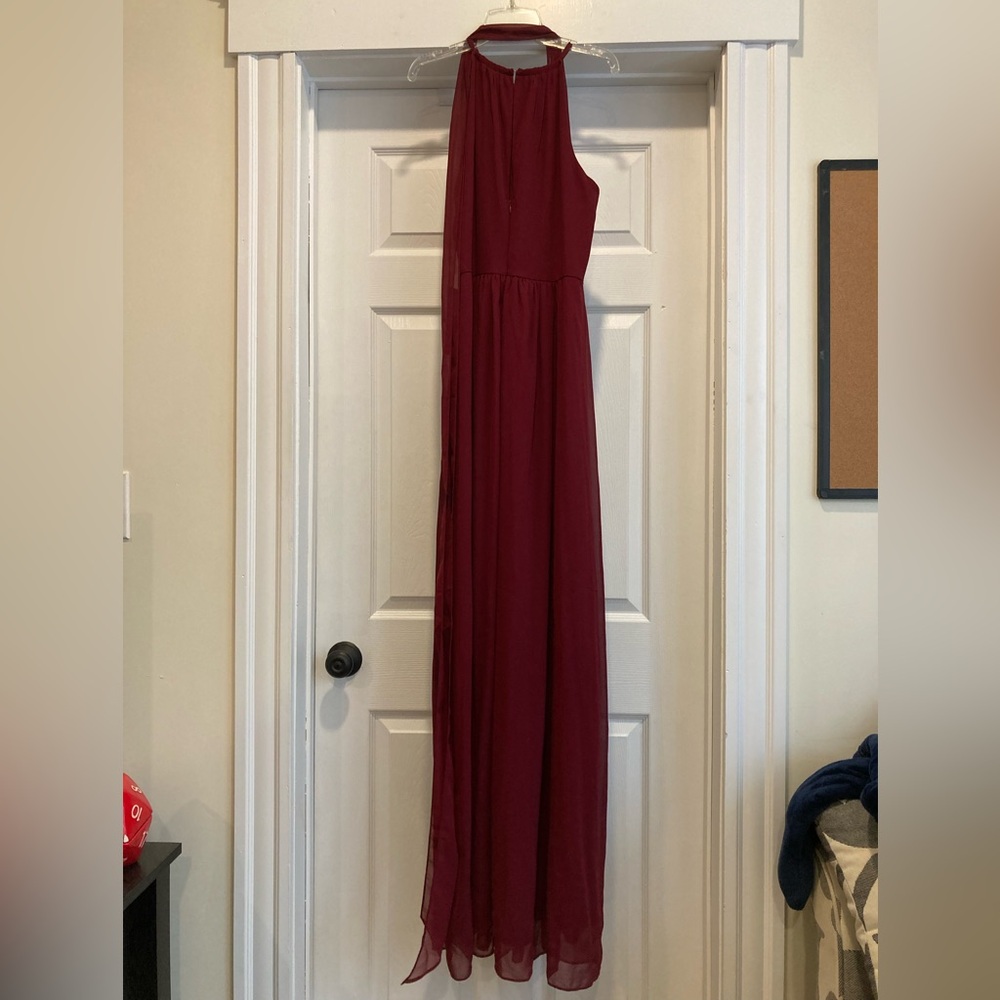 Babyonline | Halter Neck Key Hole Maxi Dress - Picture 7 of 11
